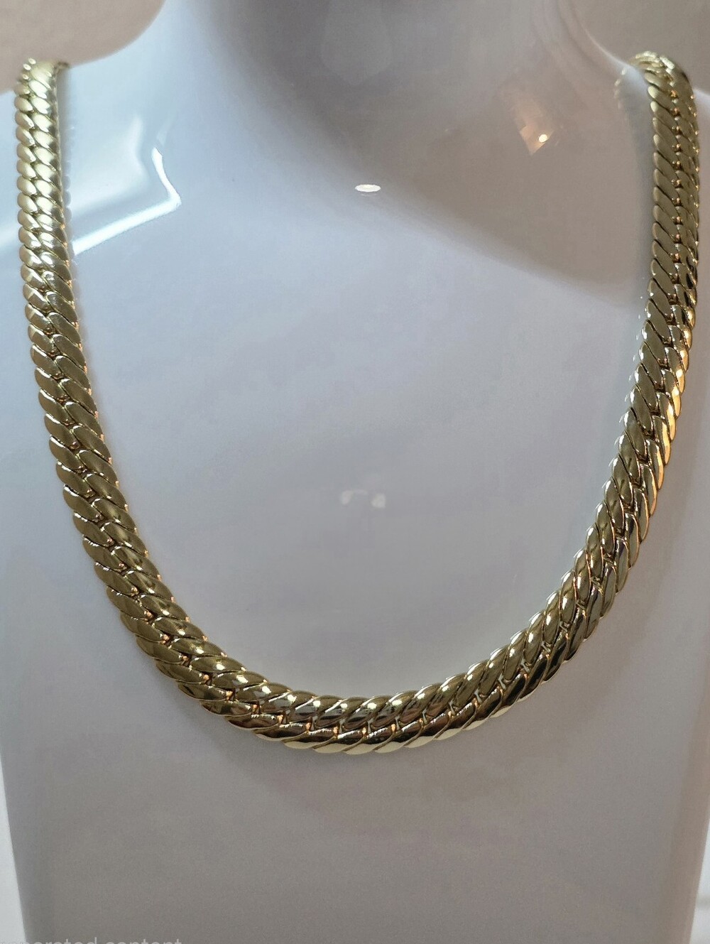 Chunky Herringbone 20" Chain